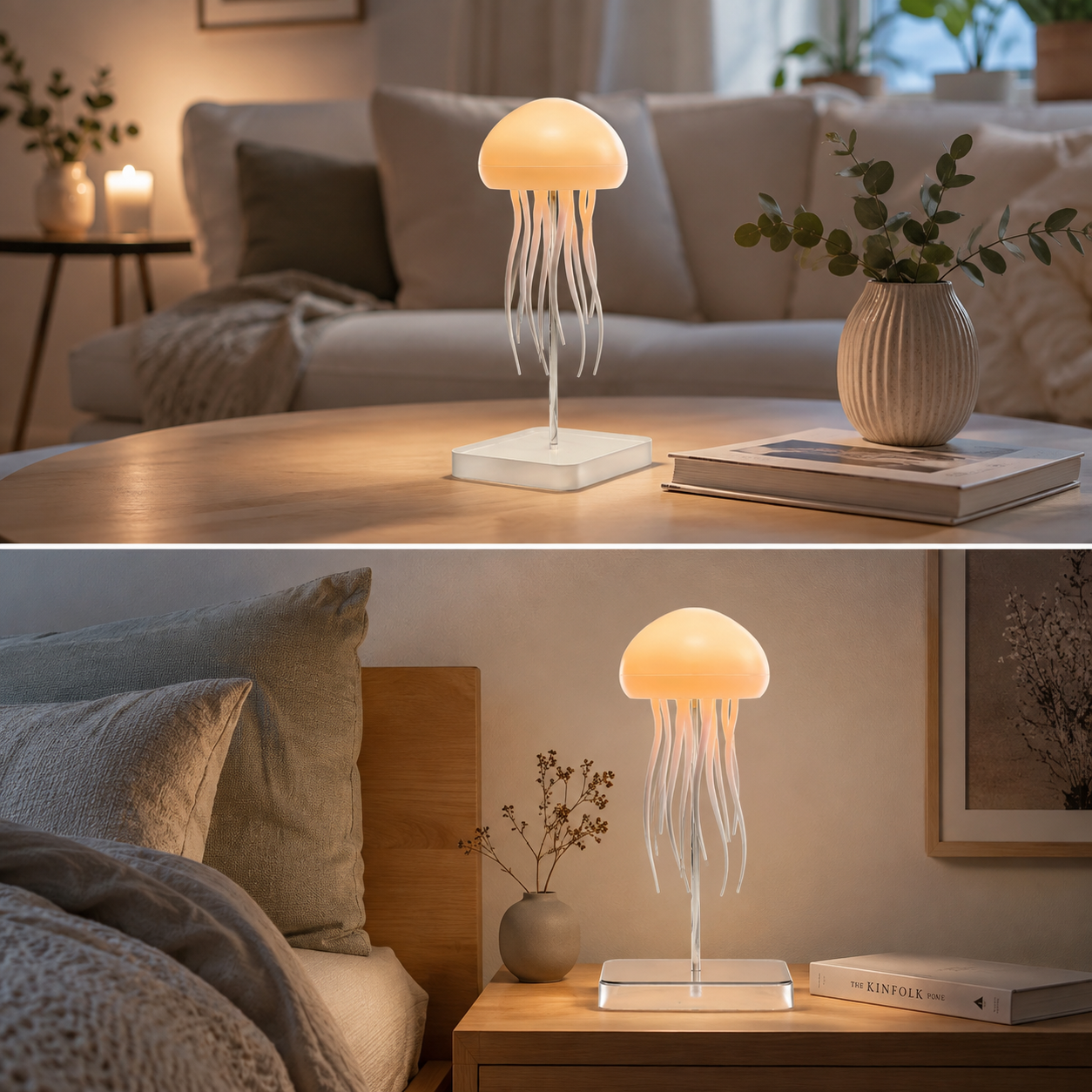 LED Jellyfish Mood Lamp Color