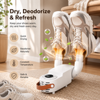 FoldDry™ Smart Shoe Dryer & Deodorizer | Fast Heat UV Shoe Care