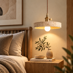 Natural Stone Pendant Light – Modern Scandinavian Ceiling Lamp