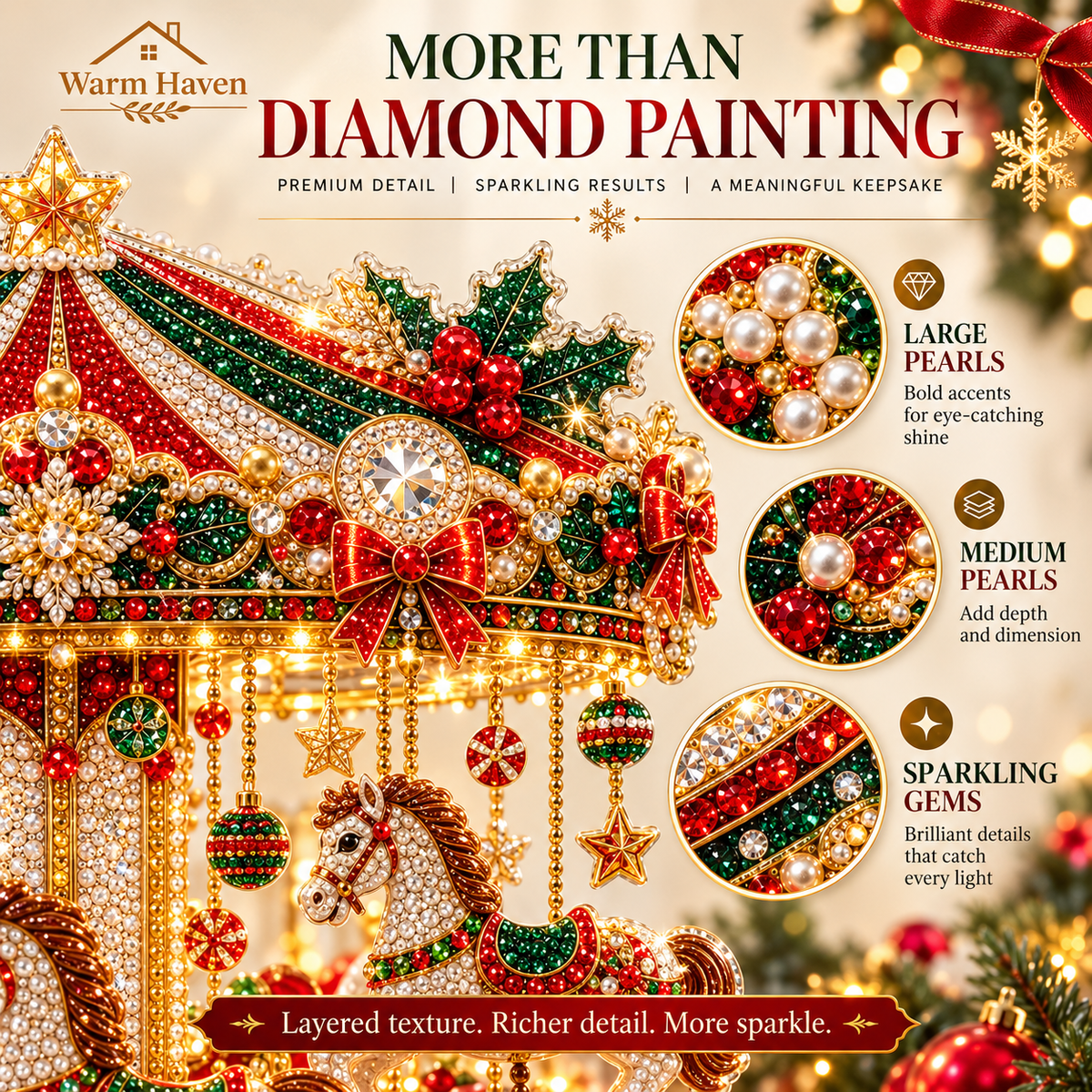 DIY Christmas hanging ornaments featuring multiple festive design options for seasonal decorating