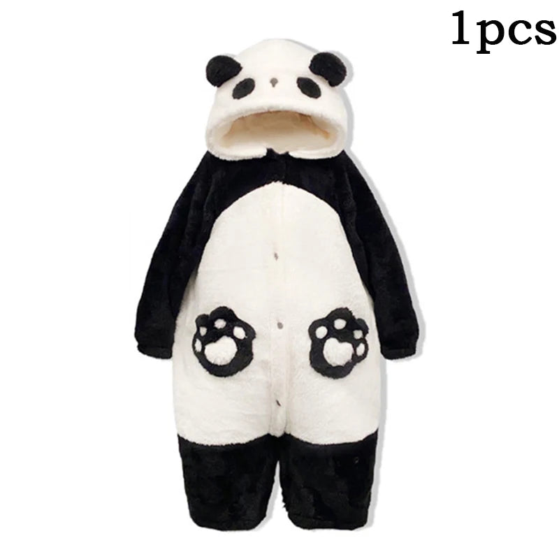 Winter Unisex Panda Kigurumi Onesie