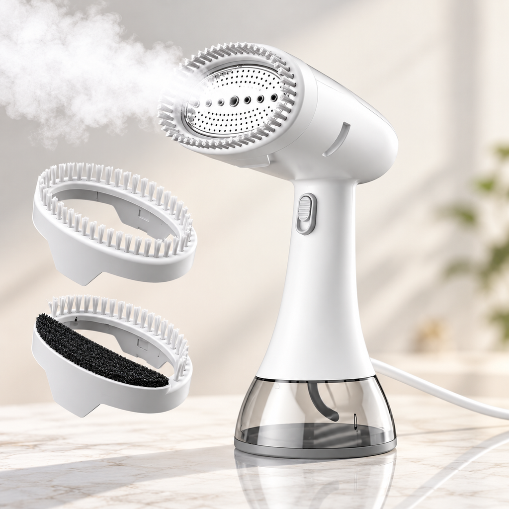 handheld garment steamer with 350 ml water tank for extended steaming