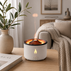 Volcano Flame Humidifier & Aroma Diffuser – Ambient Mist Effect