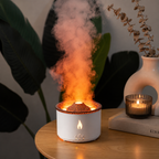 Volcano Flame Humidifier & Aroma Diffuser – Ambient Mist Effect