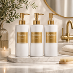 Elegant Refillable Soap Dispenser Set
