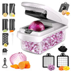 15-in-1 Vegetable Slicer, Dicer & Chopper – Multi-Blade Food Prep Tool