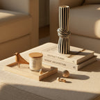 Nordic Ceramic Stripe Vase Collection – Modern Decorative Flower Vase