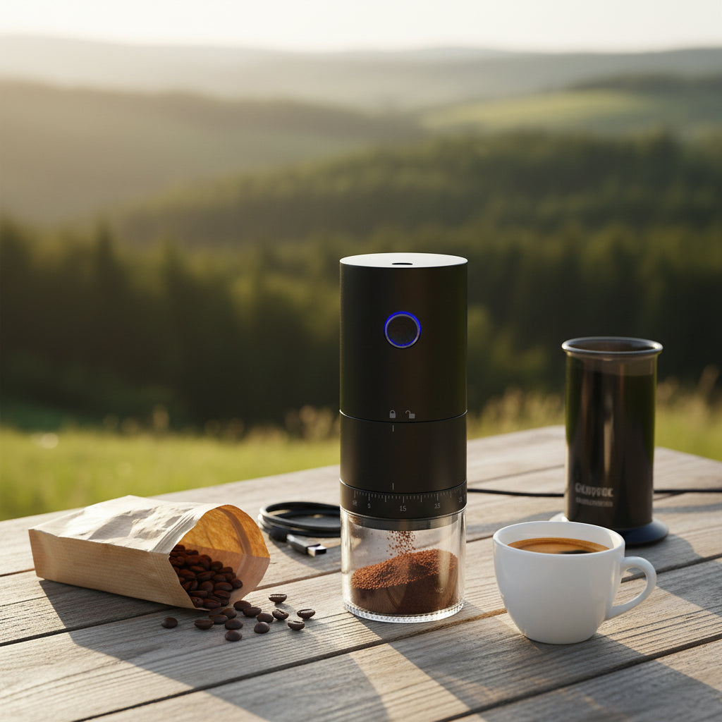 Portable Electric Coffee Grinder – 38 Adjustable Grind Settings | Warm Haven