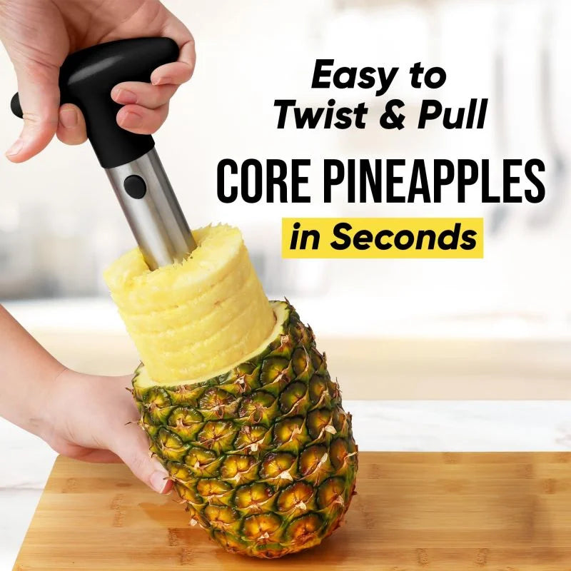 Pineapple Corer & Slicer – Stainless Steel Fruit Cutter | Warm Haven