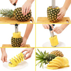 Pineapple Corer & Slicer – Stainless Steel Fruit Cutter | Warm Haven
