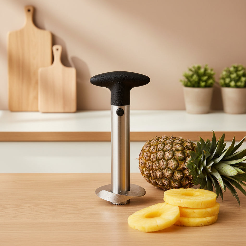 Pineapple Corer & Slicer – Stainless Steel Fruit Cutter | Warm Haven