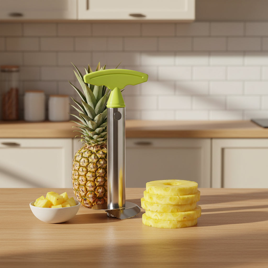 Pineapple Corer & Slicer – Stainless Steel Fruit Cutter | Warm Haven