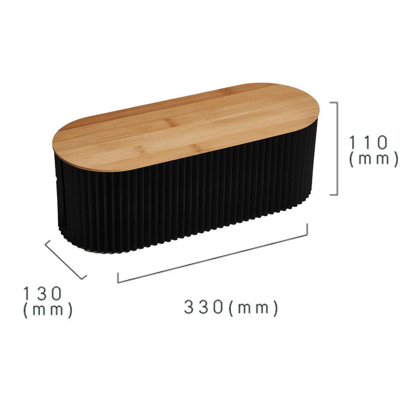 Bamboo Cable Management Box