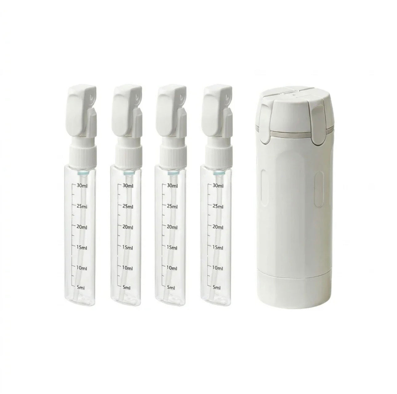 Travel Essentials Refillable Bottle Set — 4-in-1