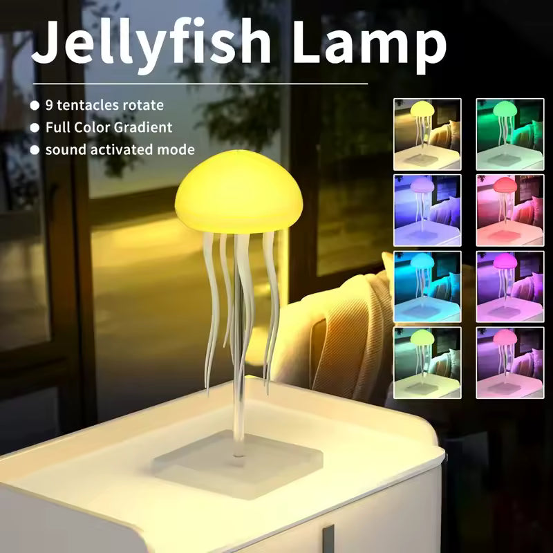 LED Jellyfish Mood Lamp Color