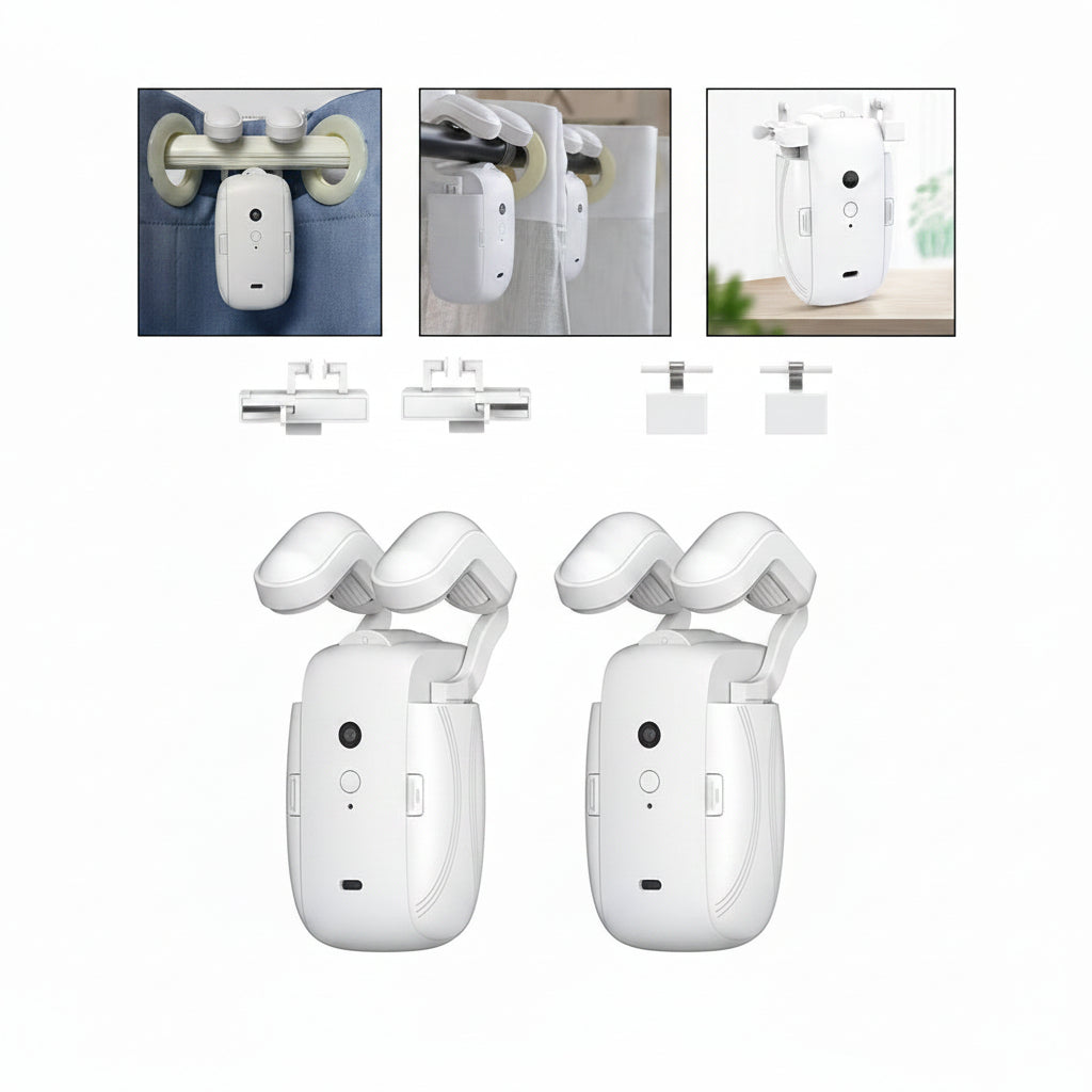 Smart Curtain Robot – Opener with Alexa, Siri & Google Assistant