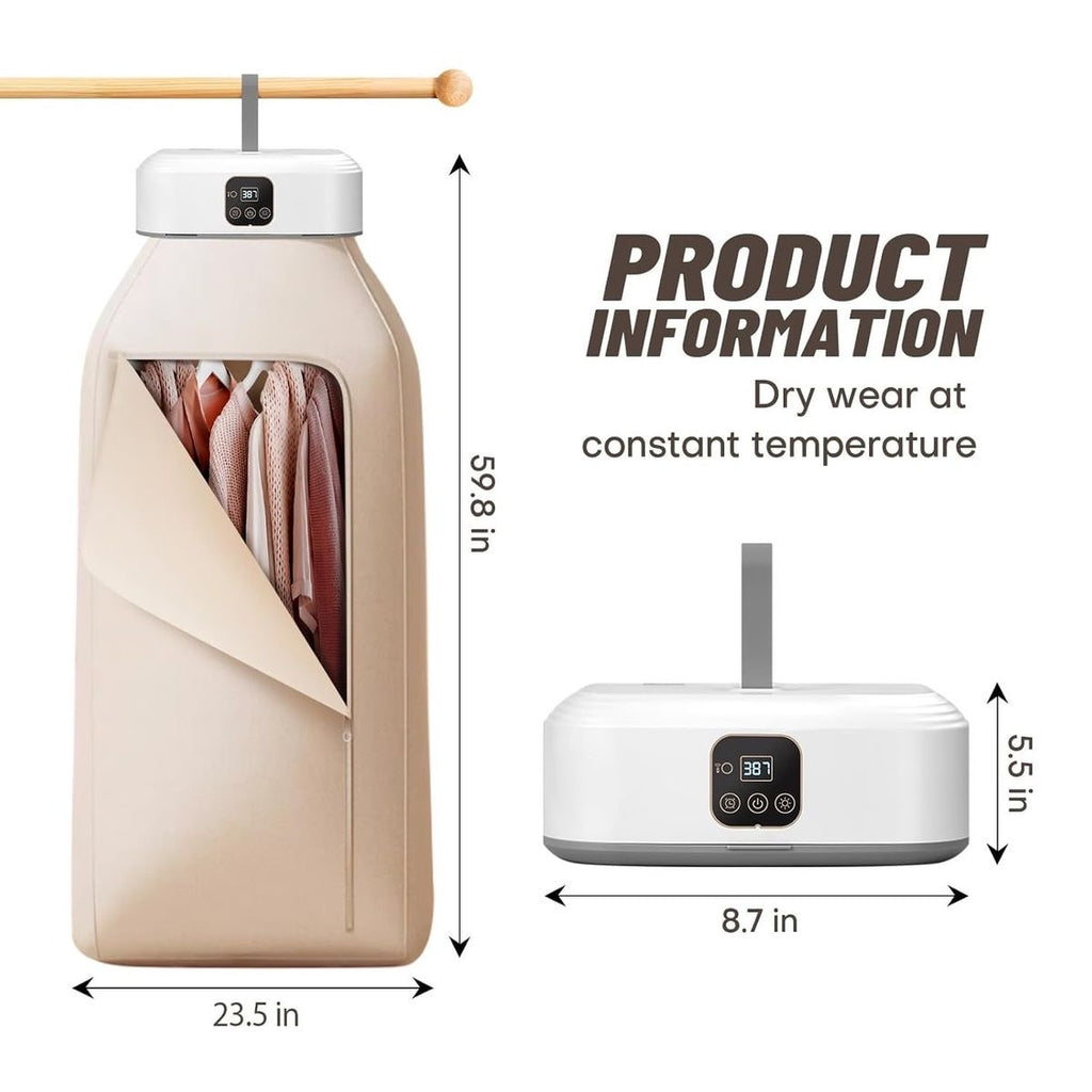 Portable Foldable Clothes Dryer with UV Sterilization