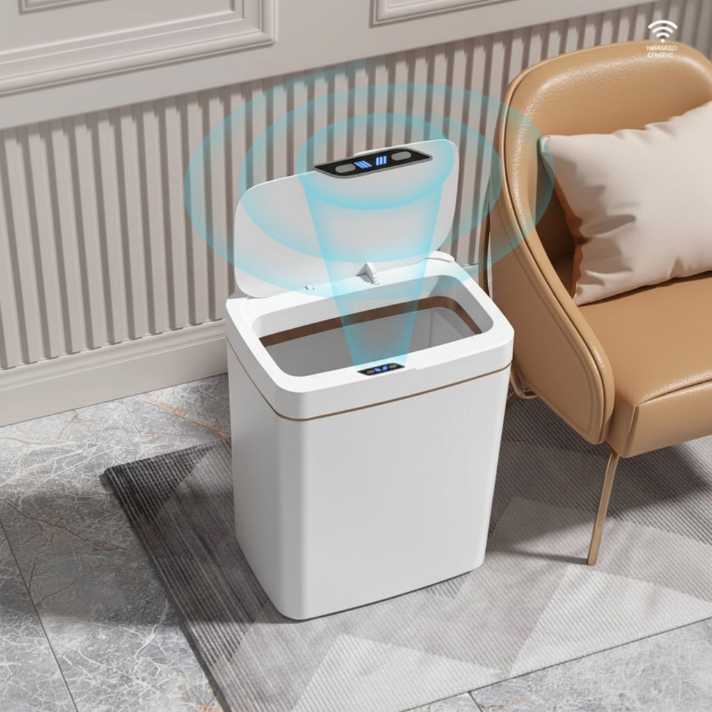 Smart Touchless Trash Can – 15L
