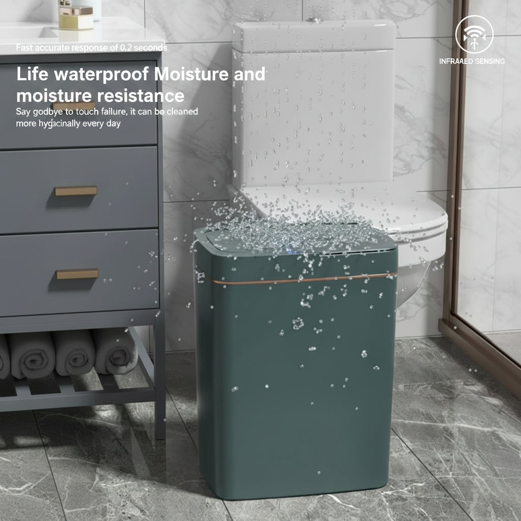 Smart Touchless Trash Can – 15L