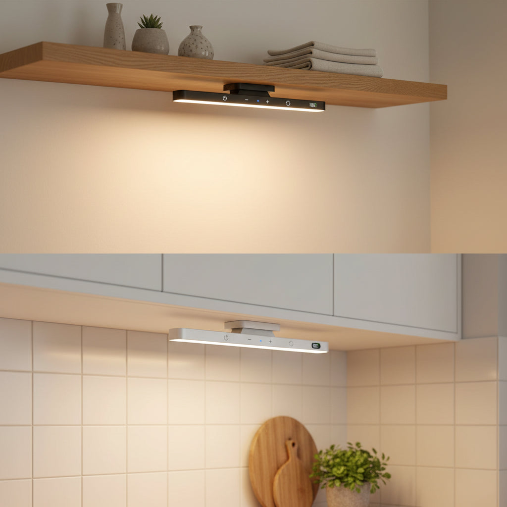 Rechargeable Magnetic LED Table Lamp – Touch Control & Adjustable Light