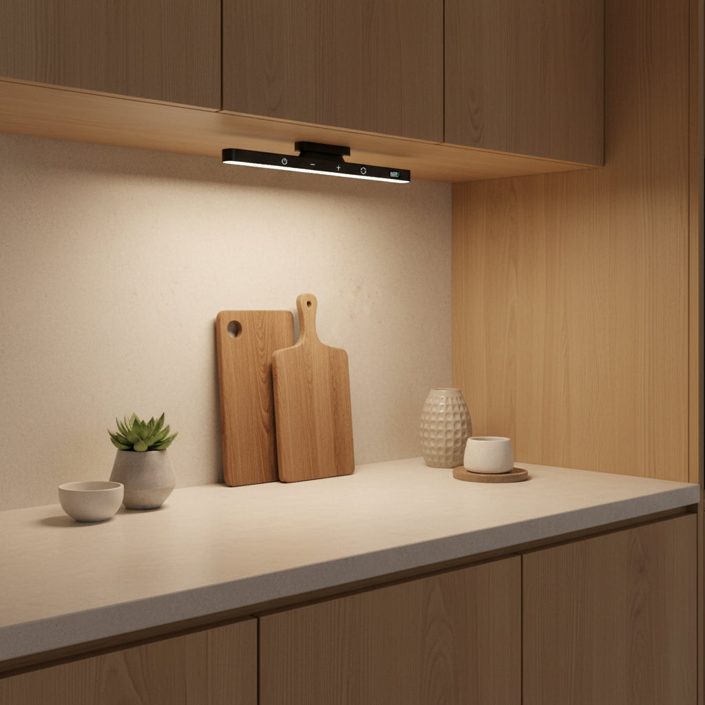 Rechargeable Magnetic LED Table Lamp – Touch Control & Adjustable Light