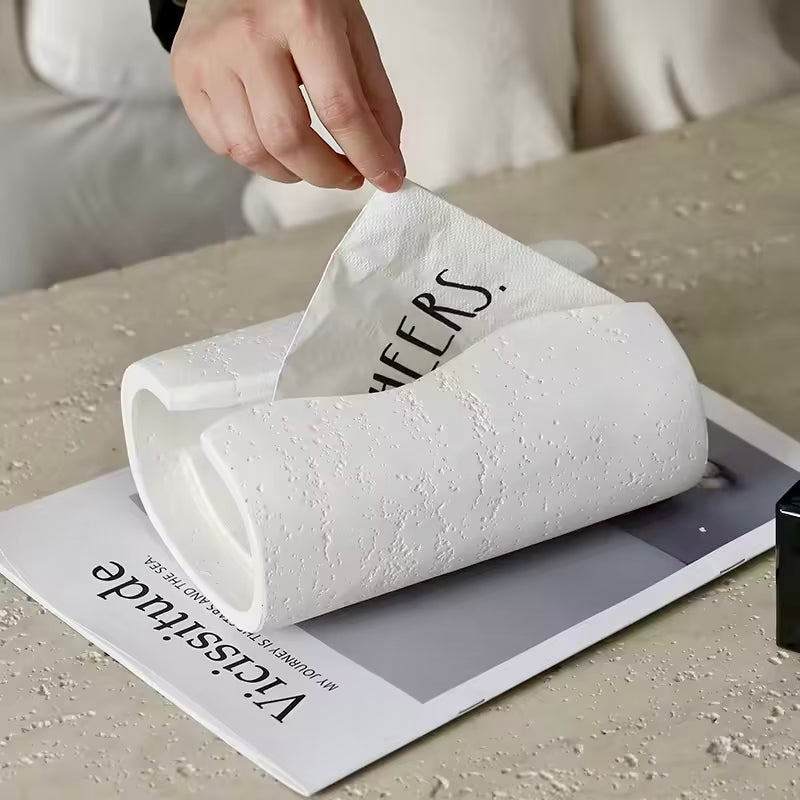 Nordic Sandstone Tissue Box Holder