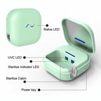 Portable UV Toothbrush Sterilizer – Rechargeable Travel Sanitizing Case