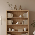 Abstract Thinker Sculpture – Modern Resin Bookshelf & Home Decor