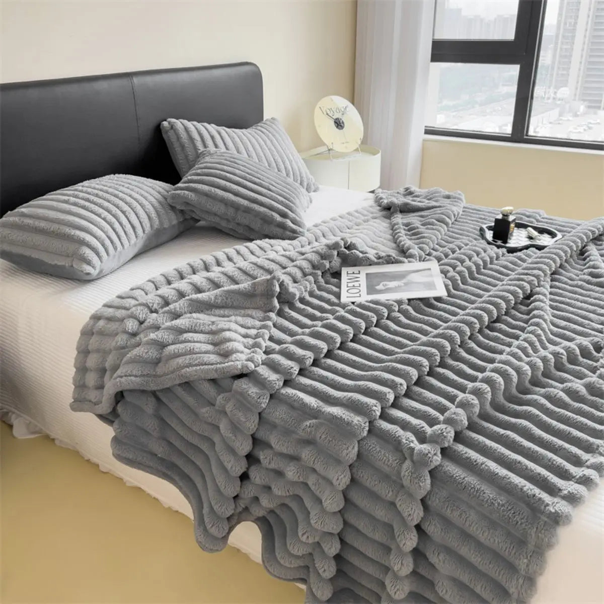 Striped Multifunctional Blanket