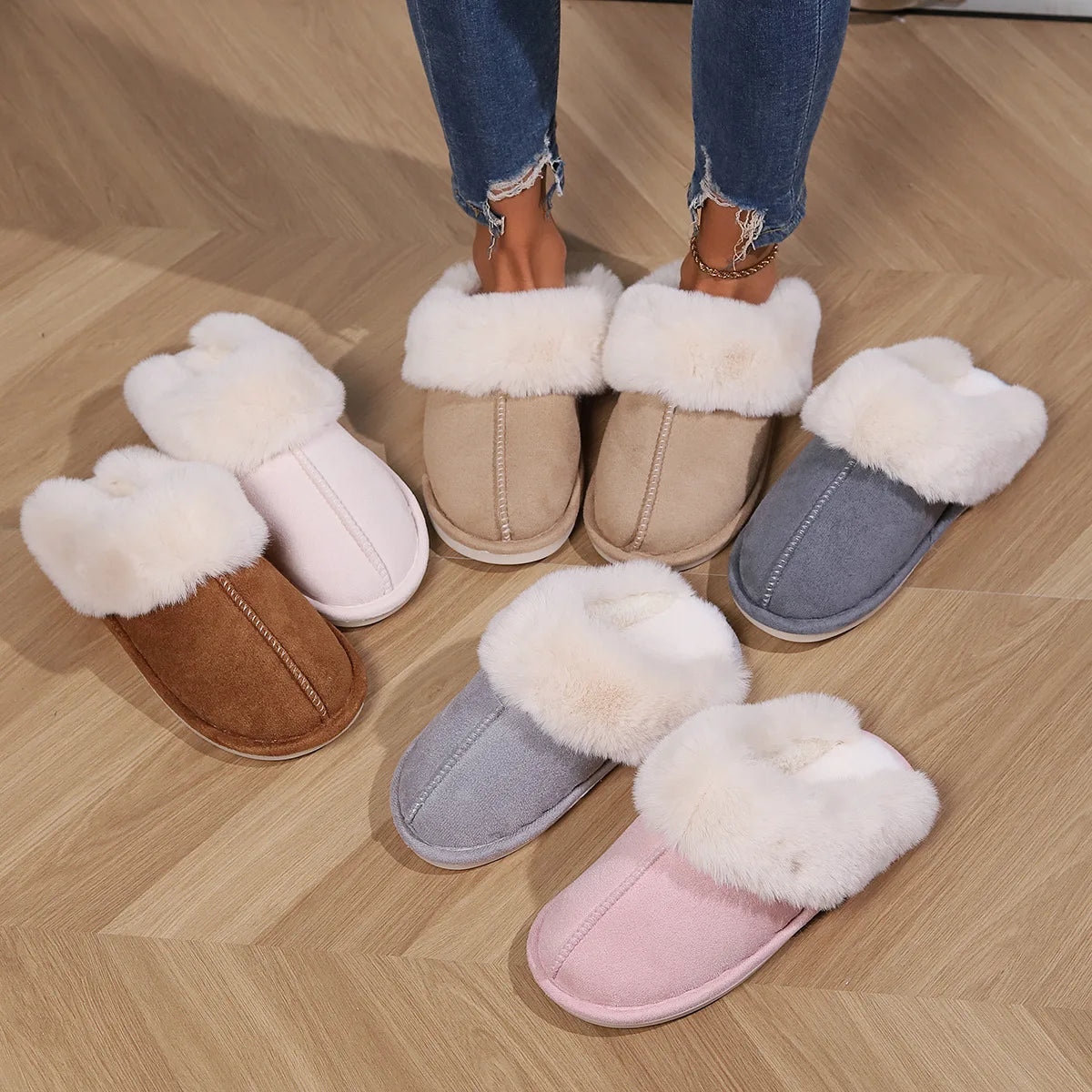 Women's Warm Cotton Slippers