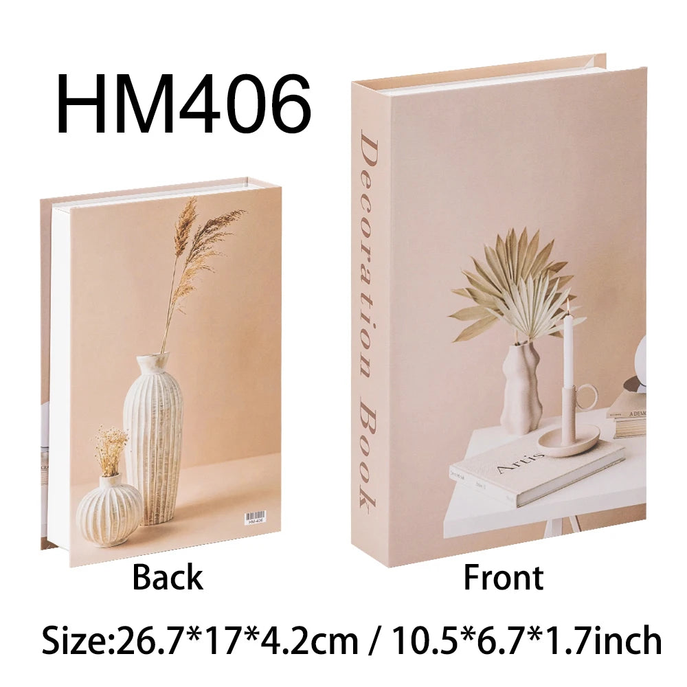 Morandi Decorative Book Box – Luxury Coffee Table Storage Decor
