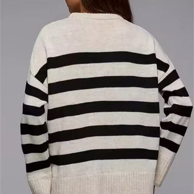 Women’s Striped Pullover Sweater