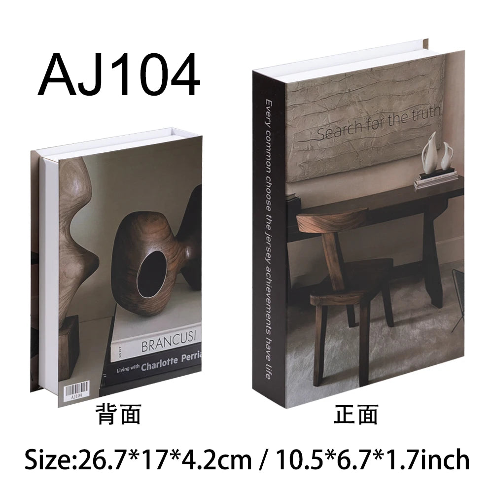 Morandi Decorative Book Box – Luxury Coffee Table Storage Decor
