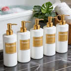 Elegant Refillable Soap Dispenser Set