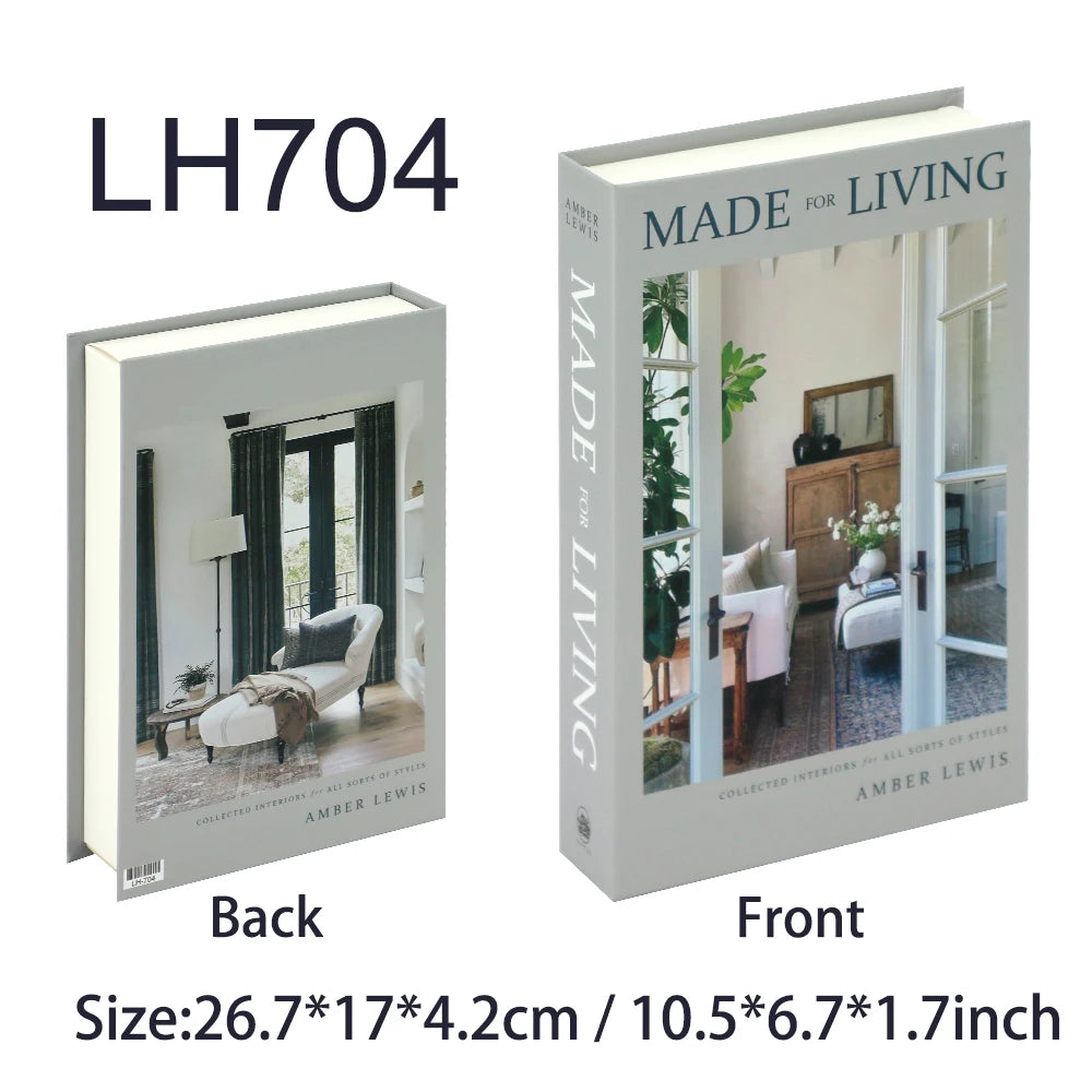 Morandi Decorative Book Box – Luxury Coffee Table Storage Decor