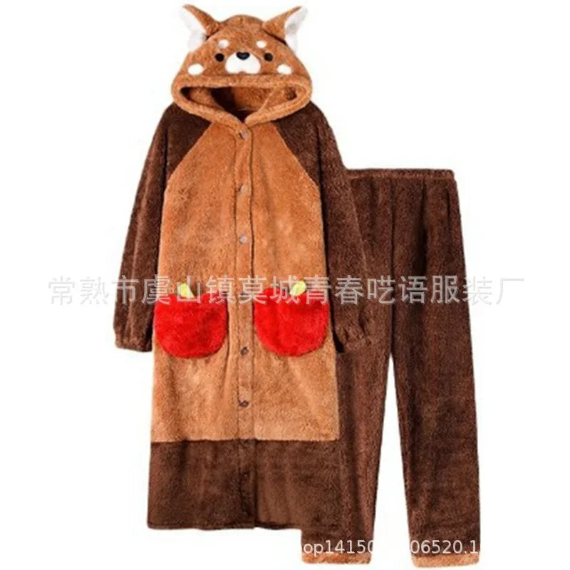 Adult Raccoon Robes Onesie Pajamas