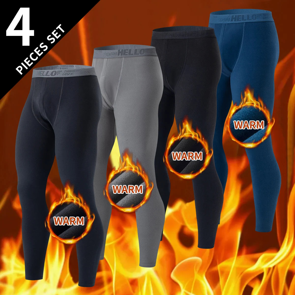 Men's Warm Slim Pants