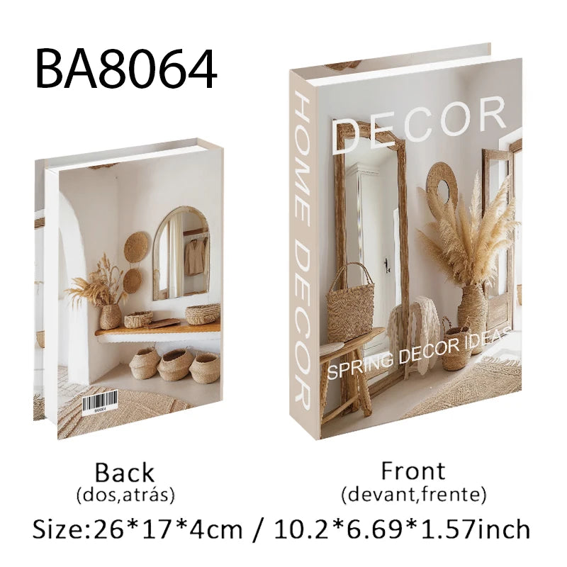 Faux Book Storage Box – Luxe Perfume Designer Coffee Table Decor