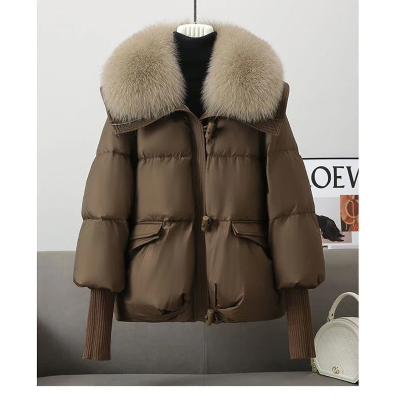 Fur Collar Puffer Down Parka