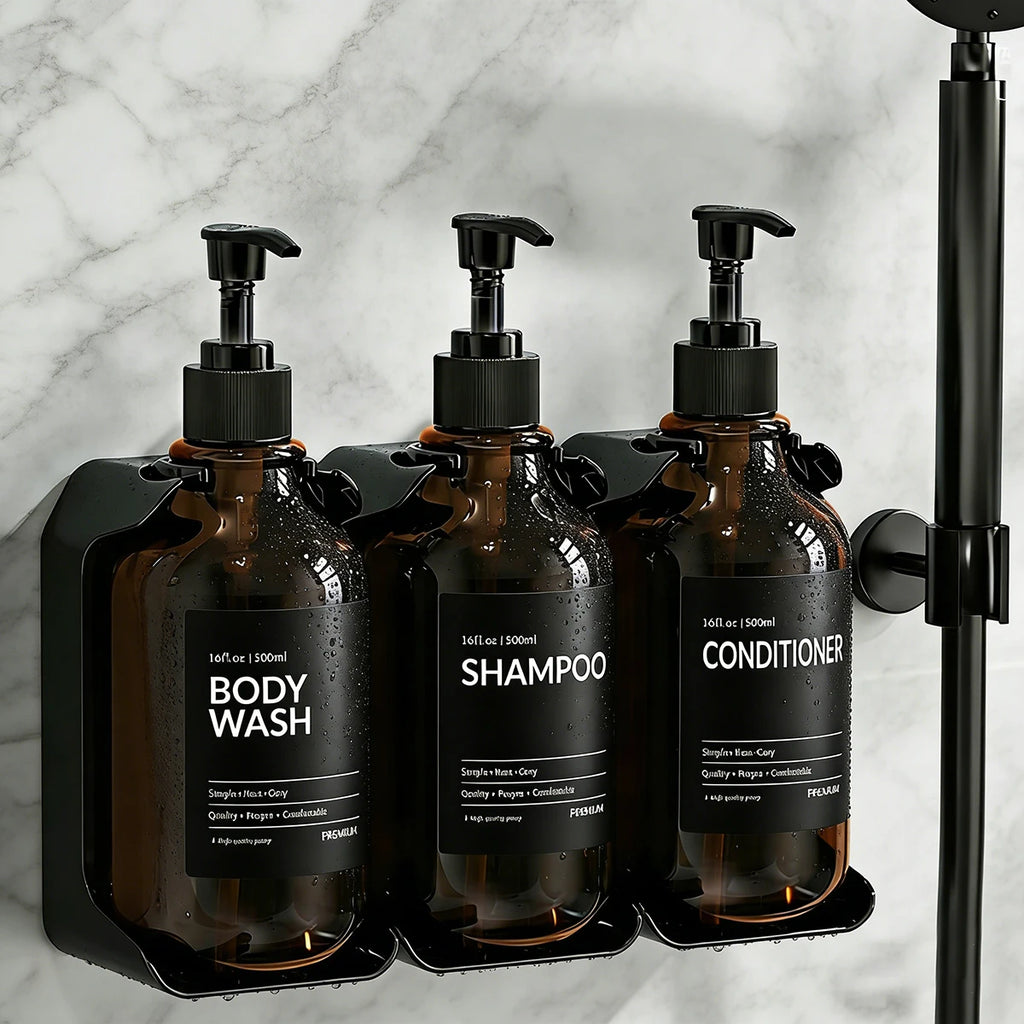 NordicWall™ Wall-Mounted Shower Dispenser Set
