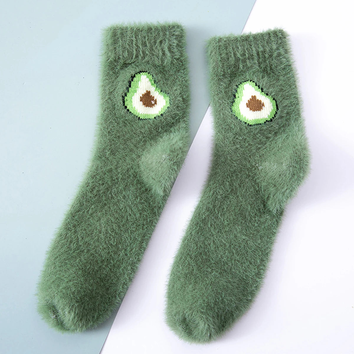 Women's Non-Slip Plush Knitted Socks