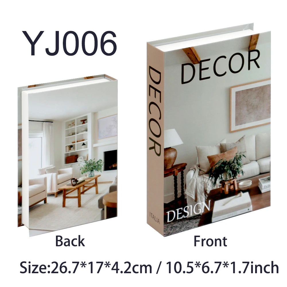 Morandi Decorative Book Box – Luxury Coffee Table Storage Decor