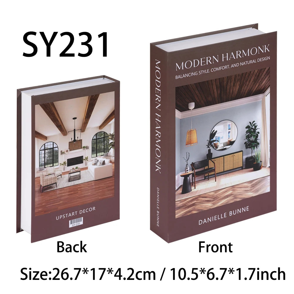 Morandi Decorative Book Box – Luxury Coffee Table Storage Decor