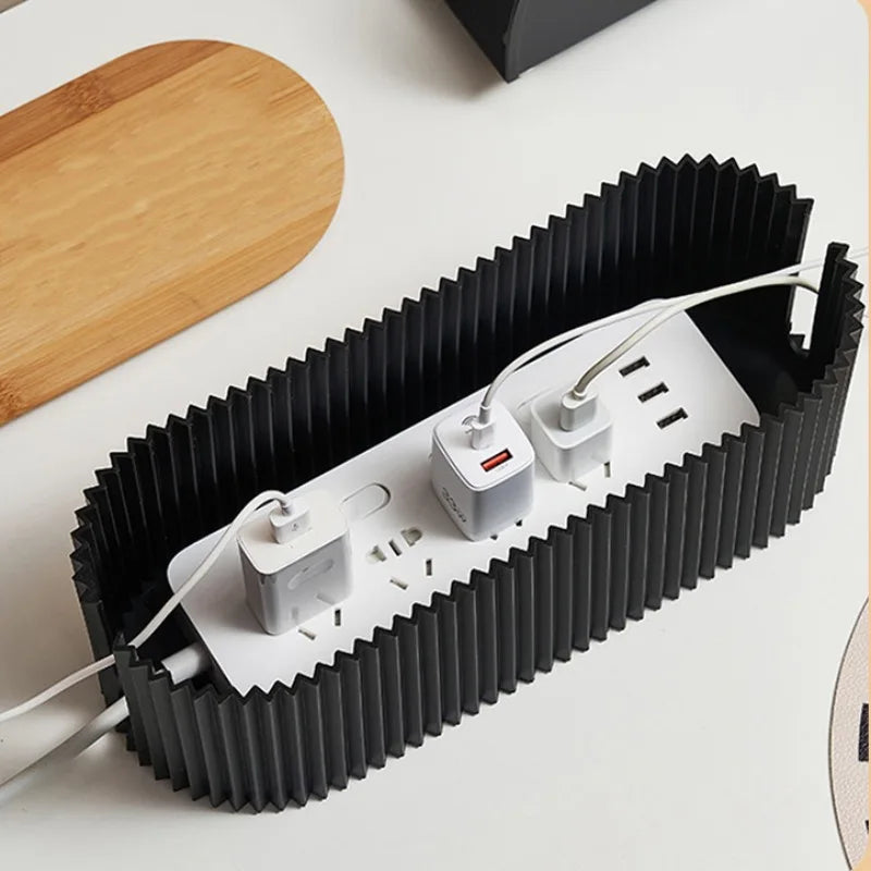 Bamboo Cable Management Box