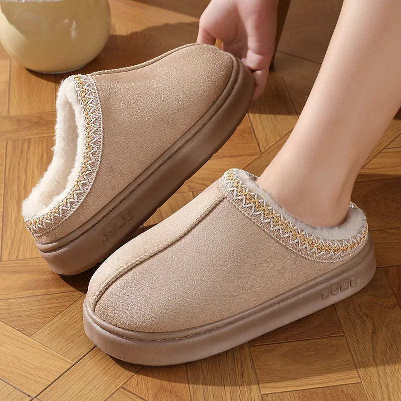 Women's Winter Fashionable Fluffy Slippers