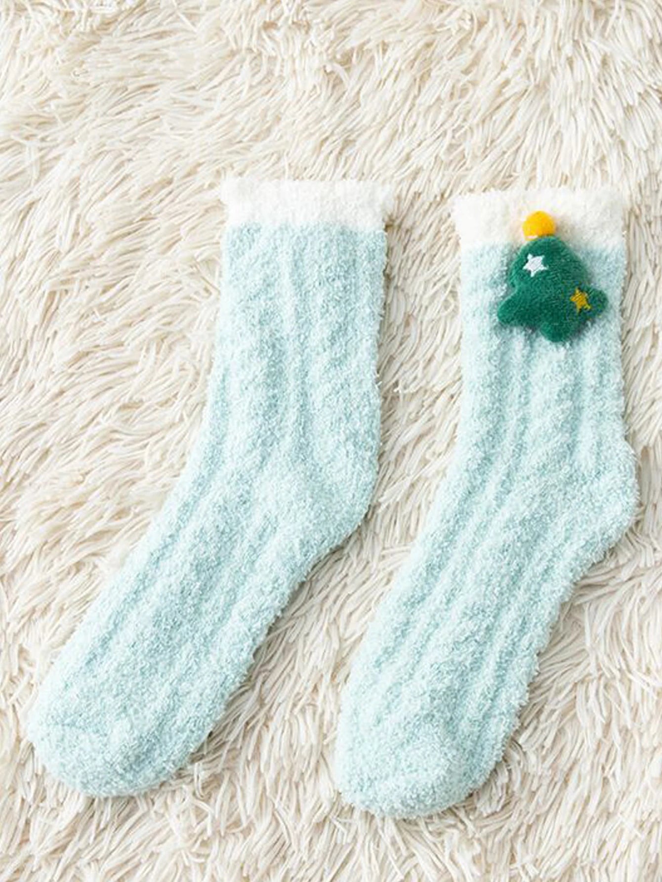 Women's Non-Slip Plush Knitted Socks