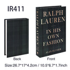 Luxe Decorative Faux Book Box – Minimalist Coffee Table Accent