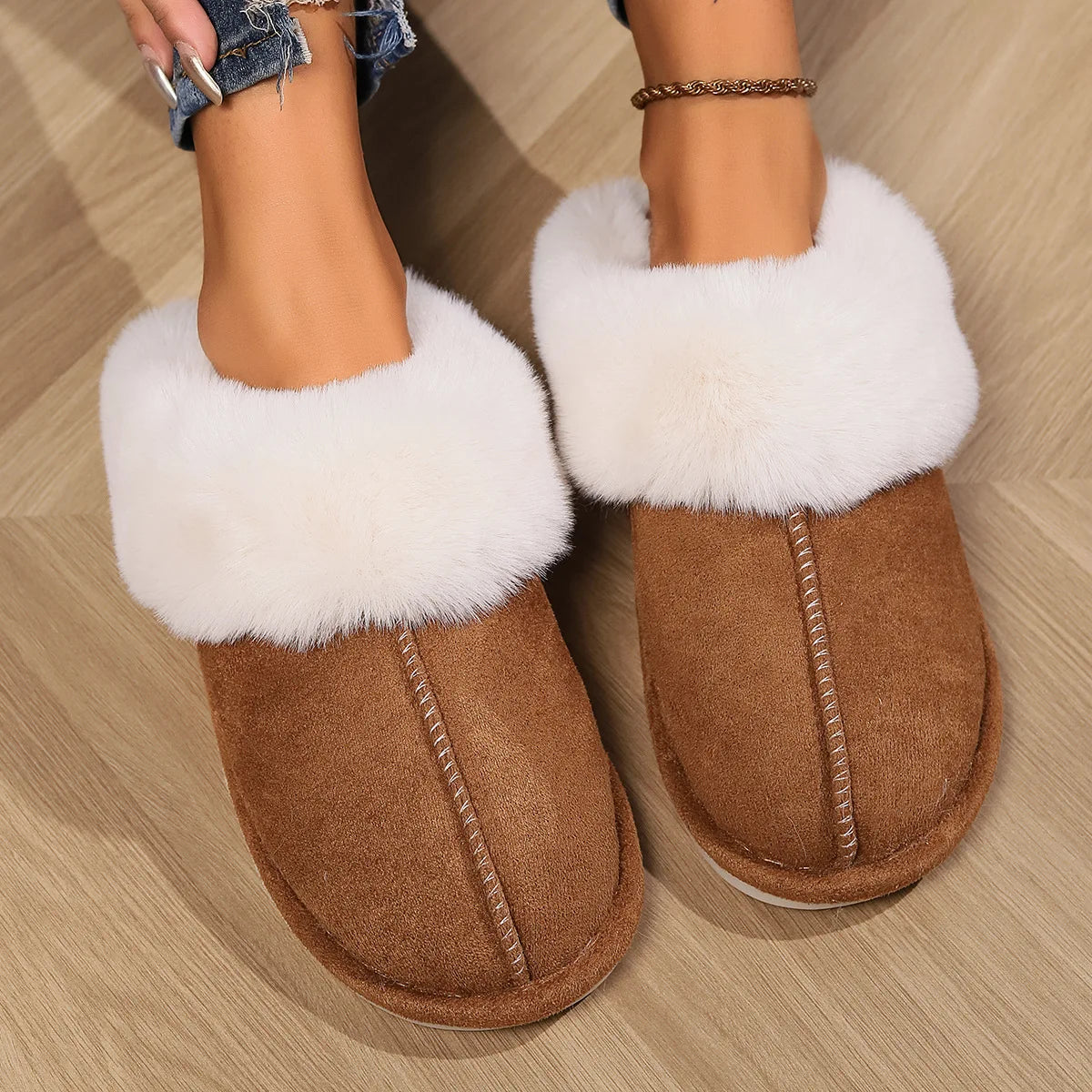 Women's Warm Cotton Slippers