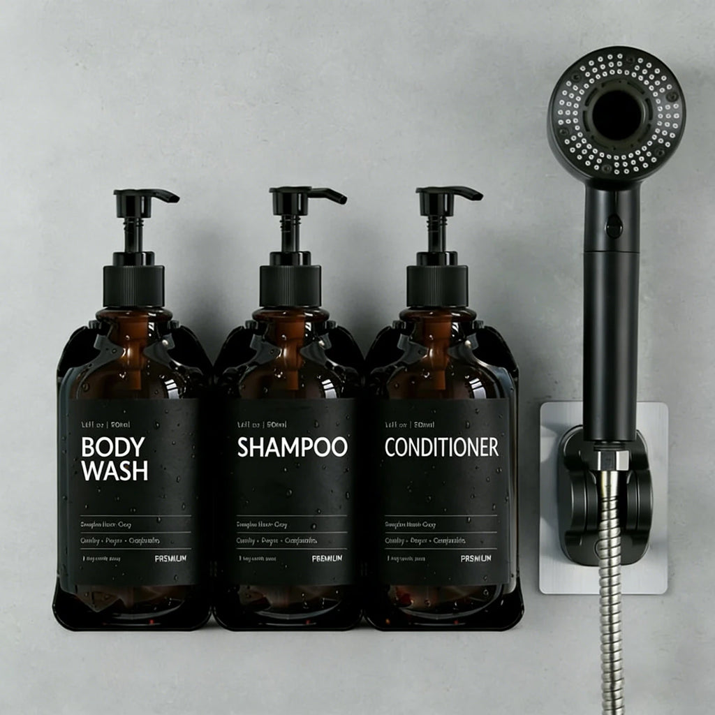 NordicWall™ Wall-Mounted Shower Dispenser Set