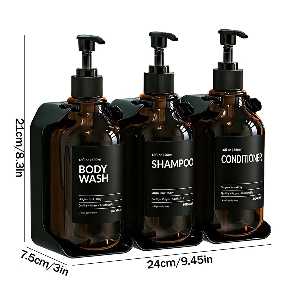 NordicWall™ Wall-Mounted Shower Dispenser Set
